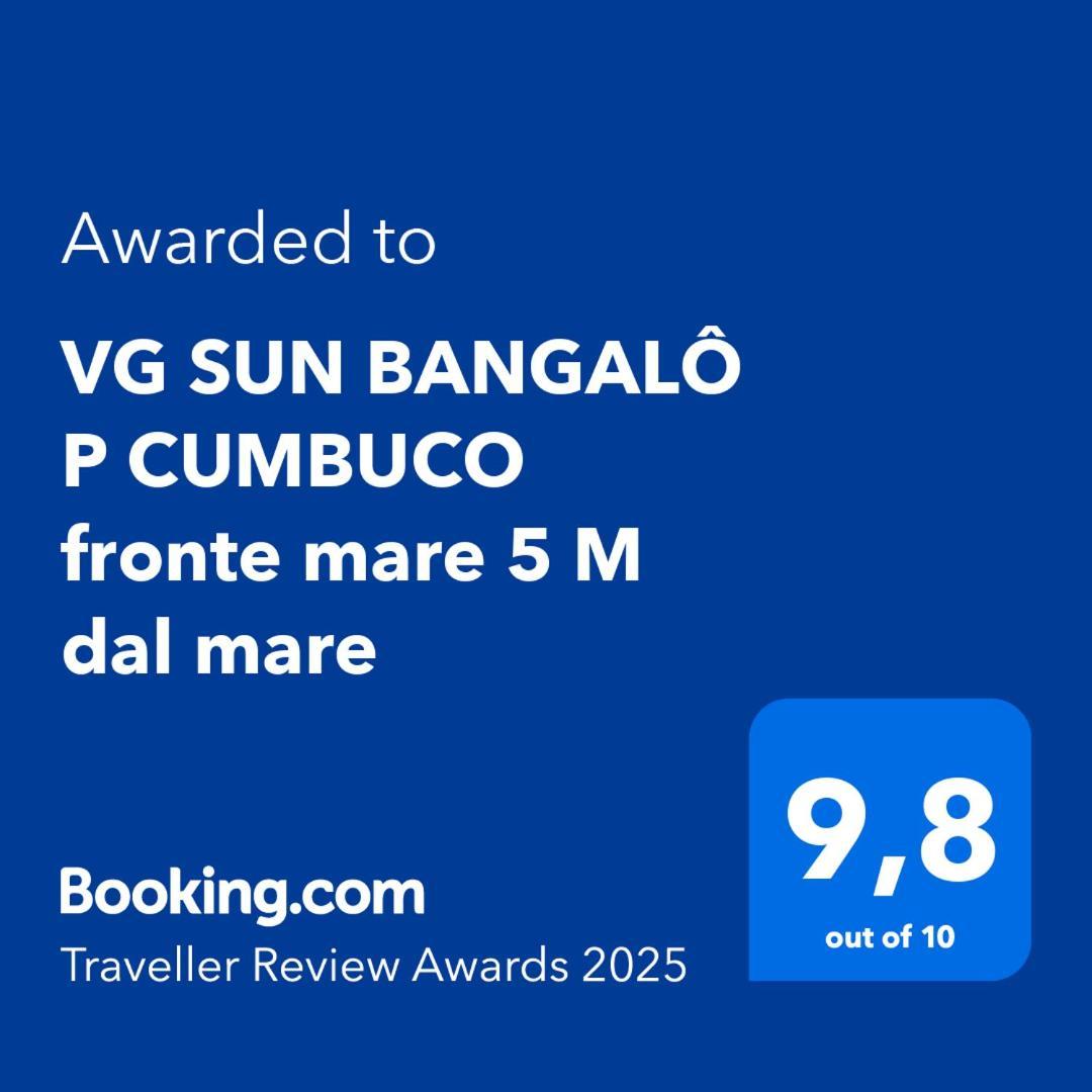 Апартаменти Vg Sun Bangalo P Cumbuco Fronte Mare 5 M Dal Mare Екстер'єр фото